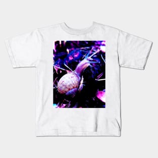 Surreal Snail Ultraviolet Kids T-Shirt